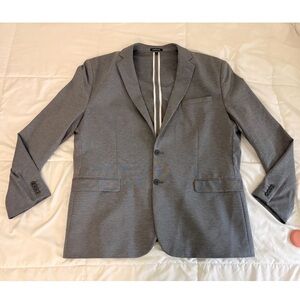 express grey slim fit suit jacket